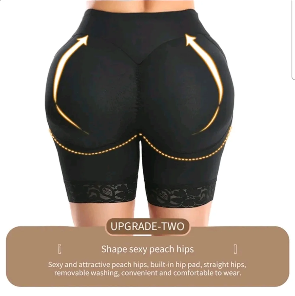 Butt Lifter Padded Lace Shapewear NEW Black